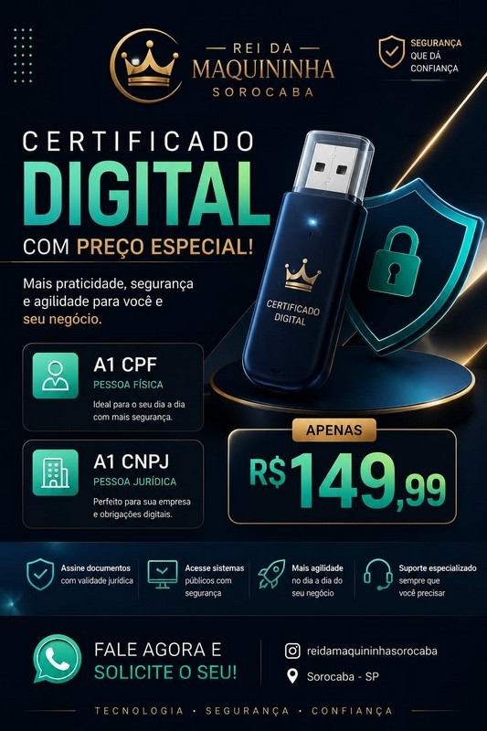 Certificado digital A1 emitido por videoconferência